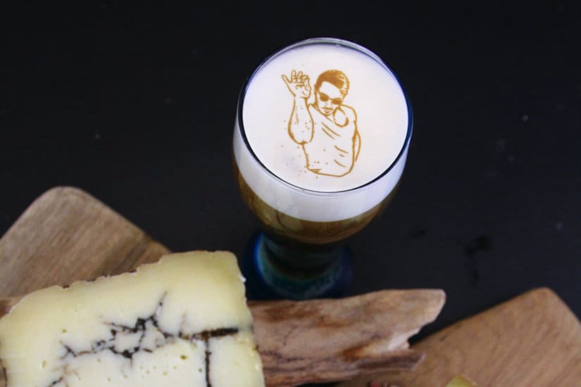 Nusret Gökce beer foam print