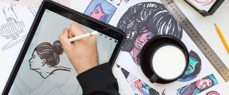 Ripples Illustrator at Work