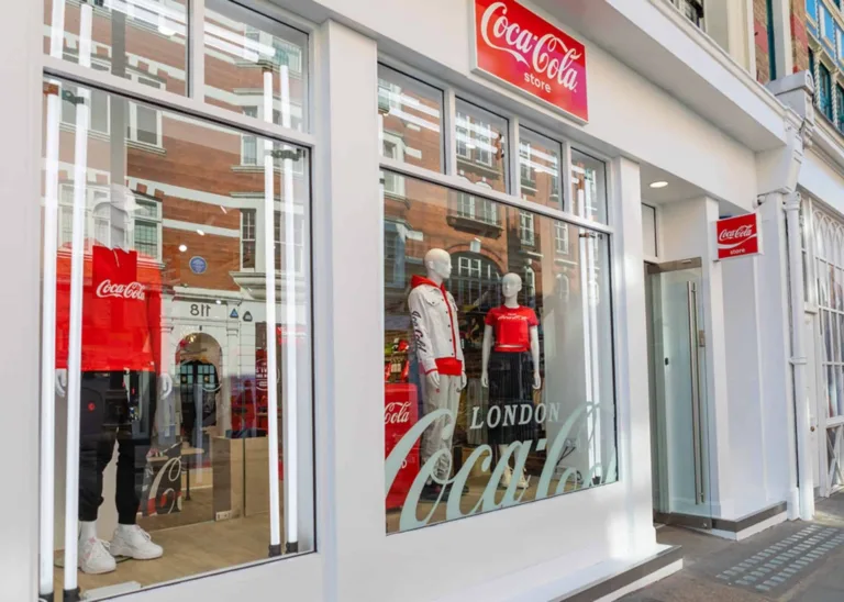 coca-cola popup shop