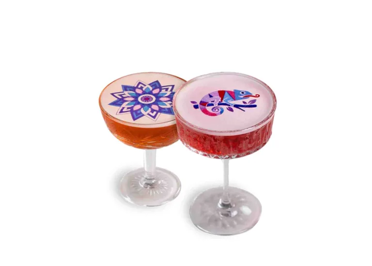 Printed Ripples Cocktail